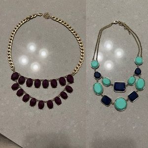 2 chunky necklaces